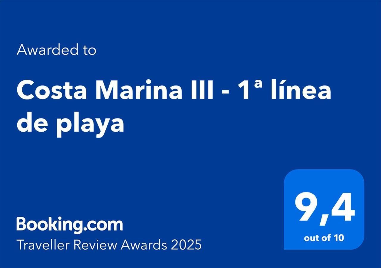 Costa Marina III - 1ª Linea De Playa Apartman El Borseral Kültér fotó